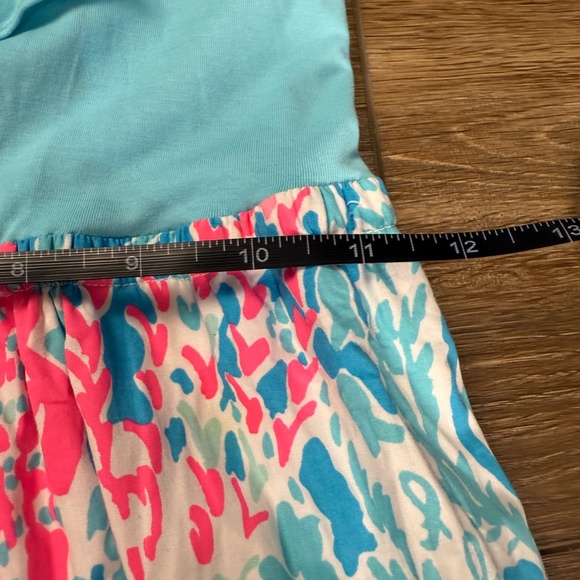 Lilly Pulitzer Danita Dress Lets Cha Cha Sz XS Ruffle Front, Racerback, Preppy - Picture 4 of 11